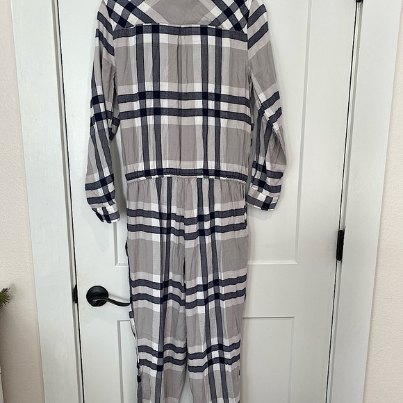 aerie Pants - Plaid Jumpsuit